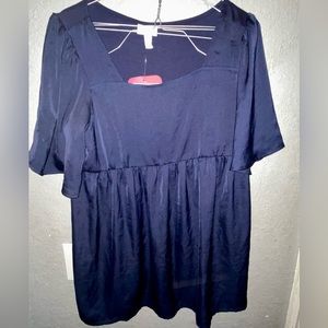 NAVY BLUE MATERNITY TOP